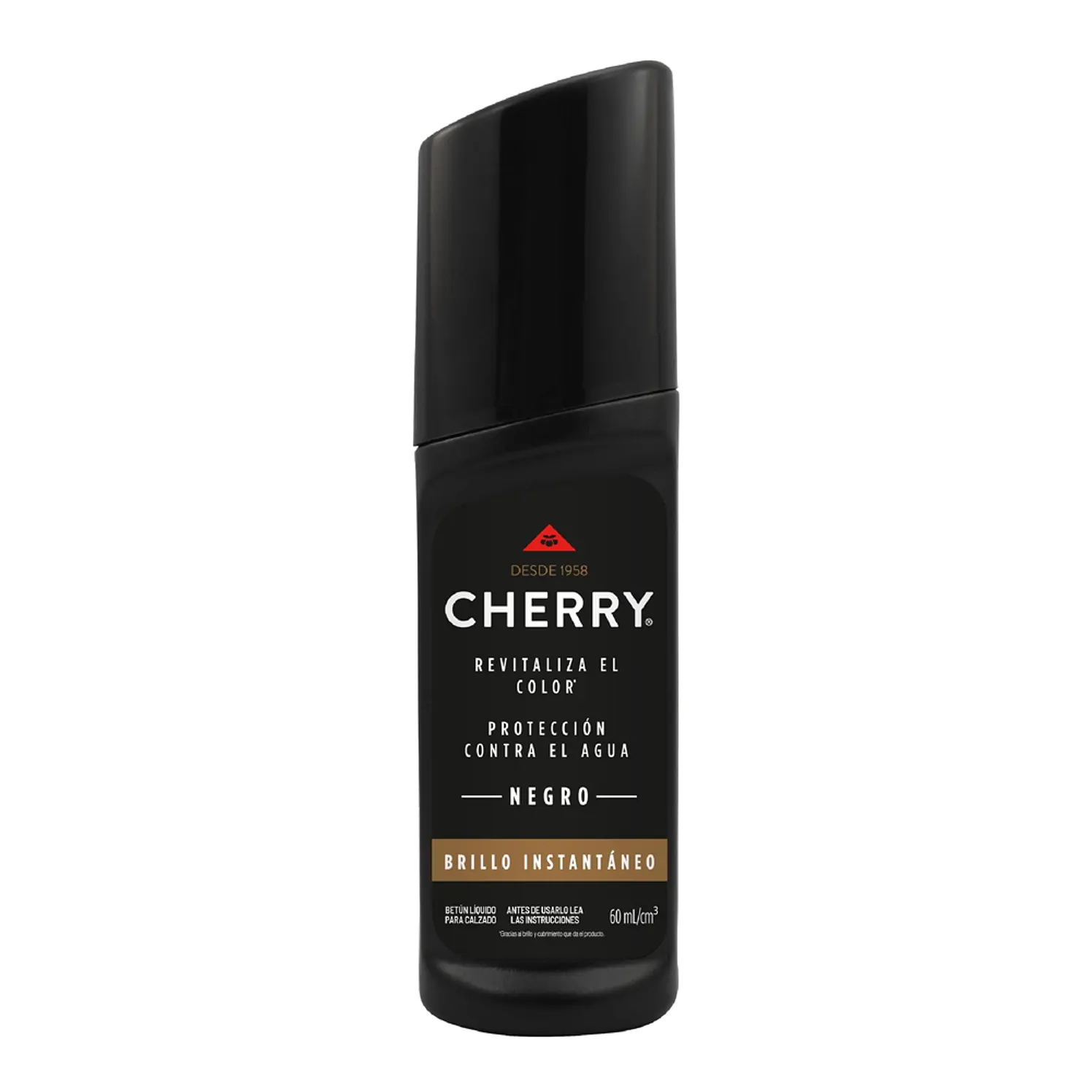Betún Liquido para Calzado Cherry Negro x 60 ml