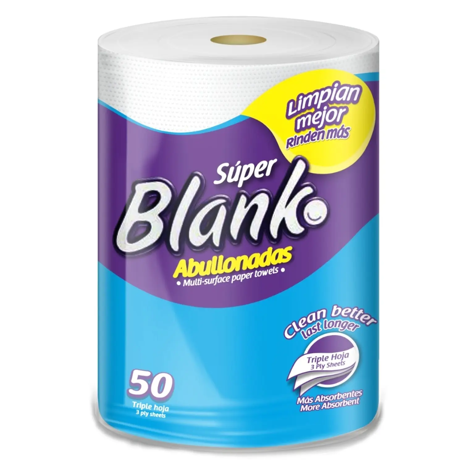 Toalla de Cocina Super Blanco Triple Hoja
