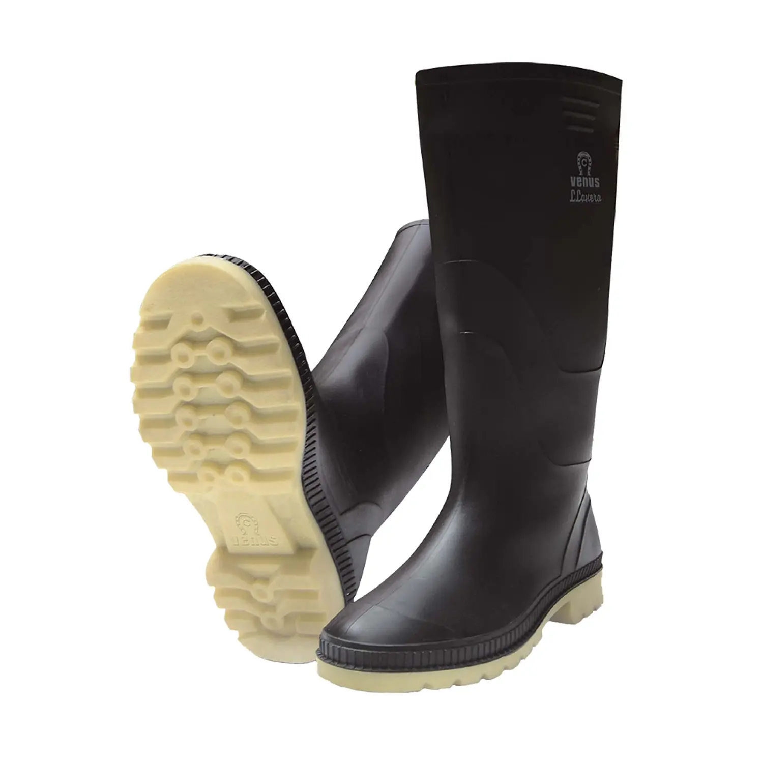 Bota Tipo Llanera De Hombre Negro Talla 37 VENUS Unidad