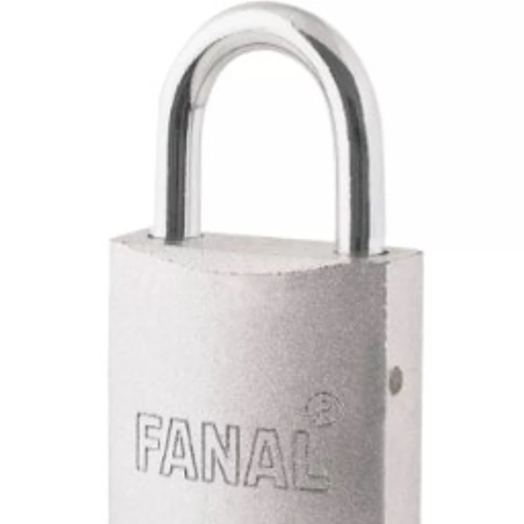 Candado Fanal Hierro Cuello Corto 38 mm Plata 1