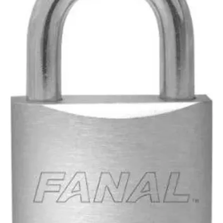 Candado Fanal Hierro Cuello Corto 25 mm Plata 2