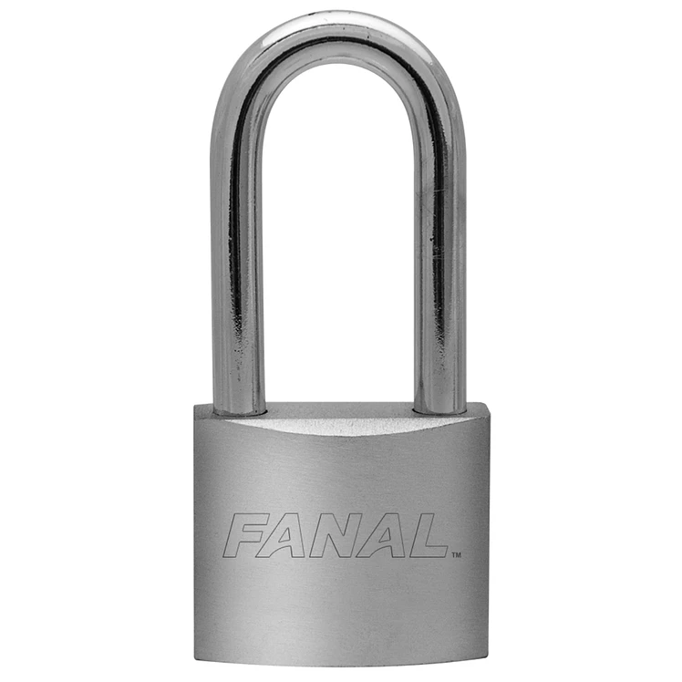 Candado Fanal Hierro Cuello Largo 38 mm Plata