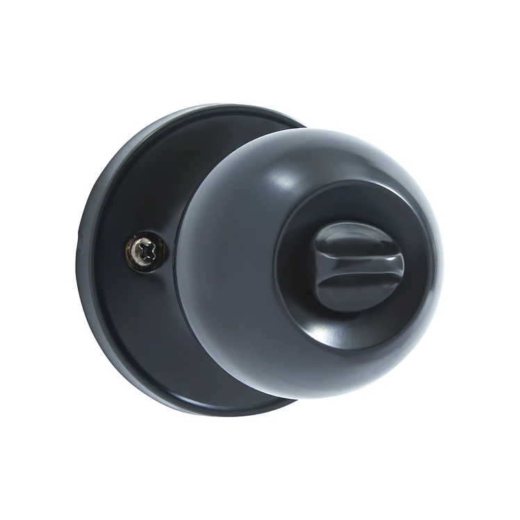 Cerradura Tipo Pomo para Alcoba Fanal Negro Mate Bolton 1