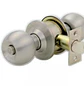 Cerradura Fanal Cilindrica Baño Pomo Metalico Acabado Inox - Miniatura 2