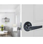Cerradura Tipo Manija para Baño Fanal Negro Mate Cannes - Miniatura 4
