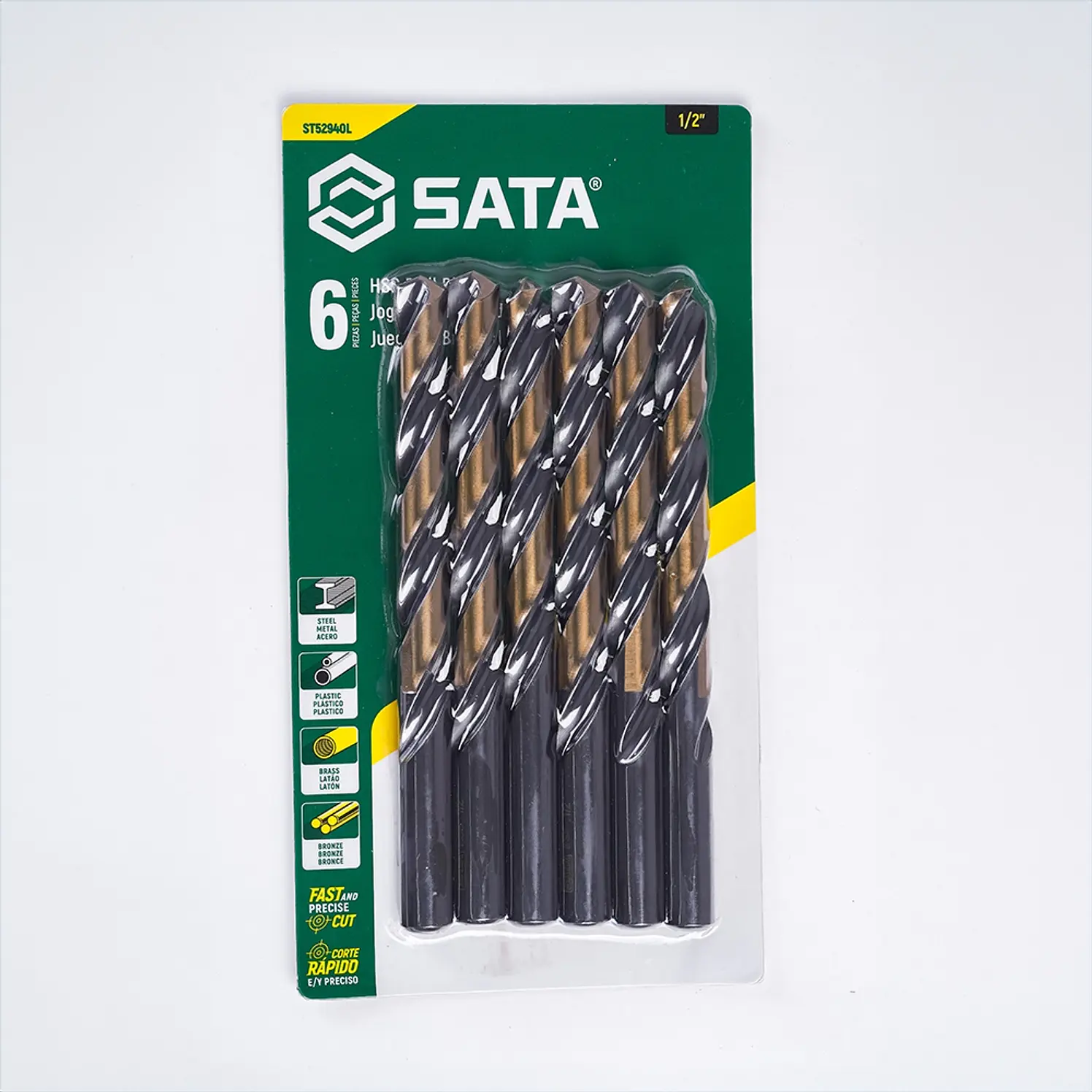 BROCA 1/2 SATA H S S ACERO RAP CH BLSX6U 2
