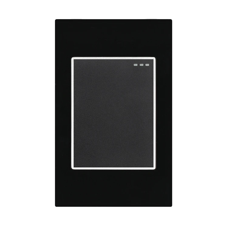 Interruptor sencillo conmutable Mercury Black Mirror ETI52