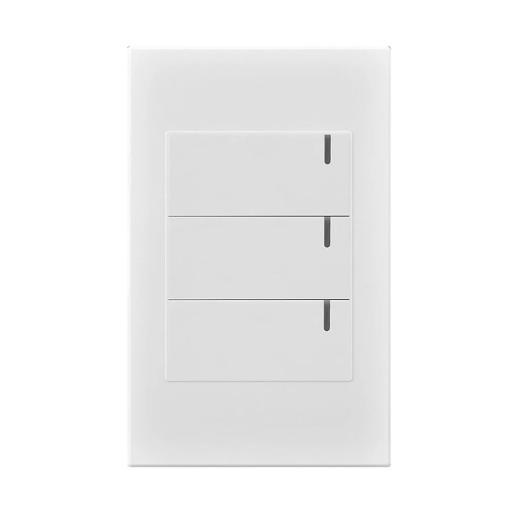 Interruptor triple conmutable Mercury premium white ETI36