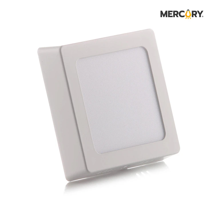 Panel led sobreponer 12 W 6 pulg blanco cuadrado ipl26 1