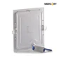 Panel led cuadrado 18 W 8 pulg blanco incrustar ipl19 - Miniatura 3
