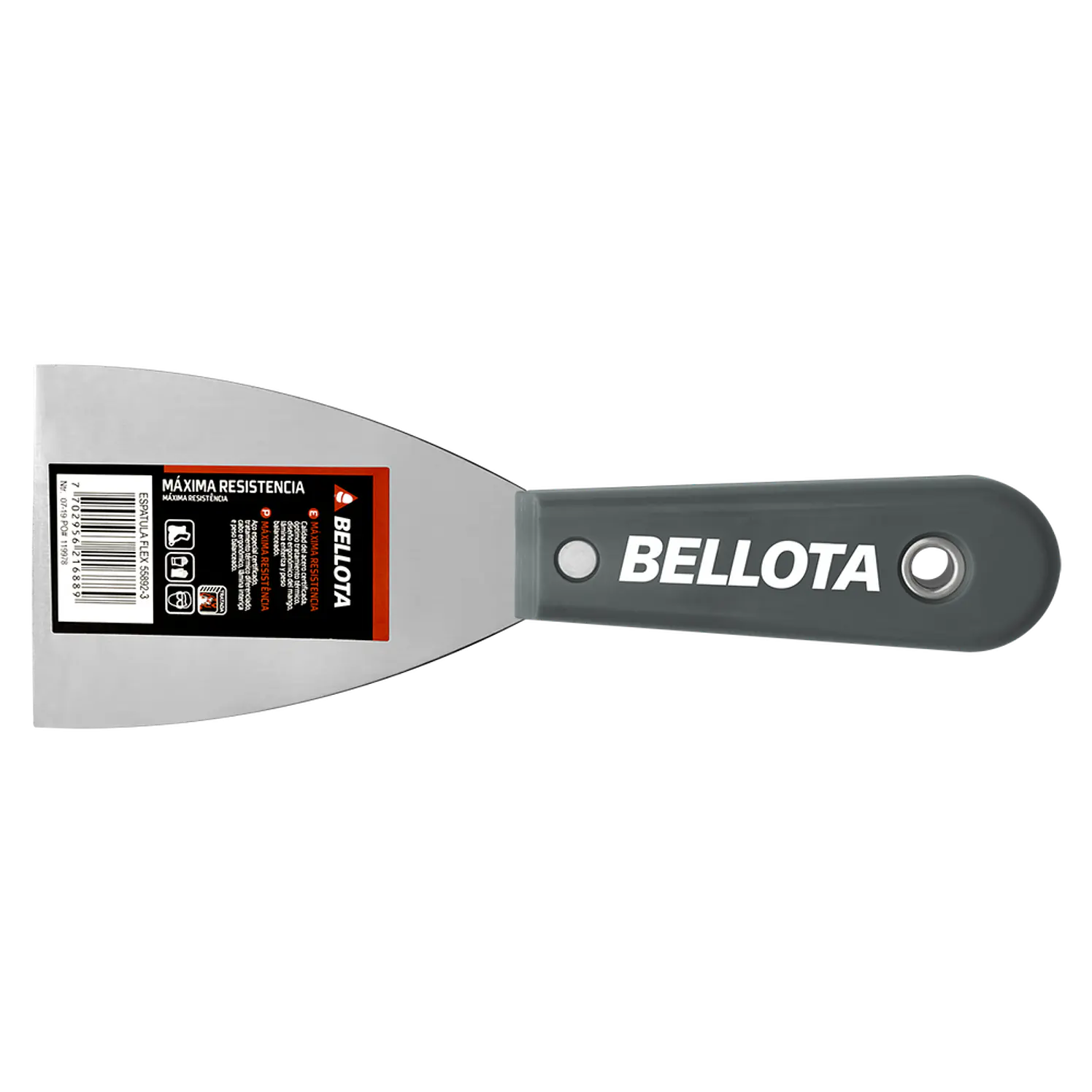 Espátula flexible Bellota 55890 mango plastico