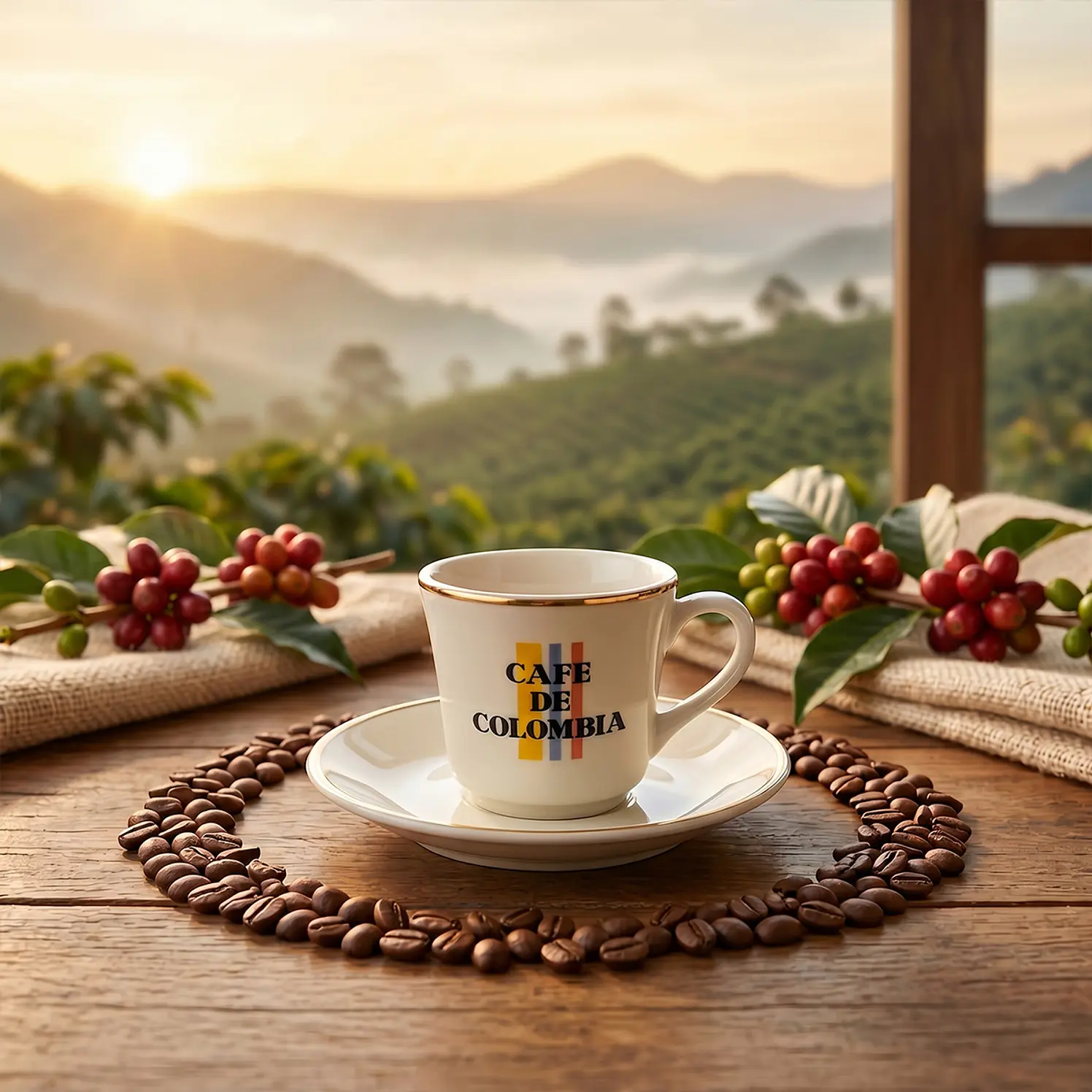 Set de Café Corona Café de Colombia 6 Puestos 12 pzas 4