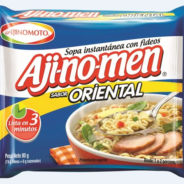 Sopa Ajinomen Instantánea Oriental x 80 g