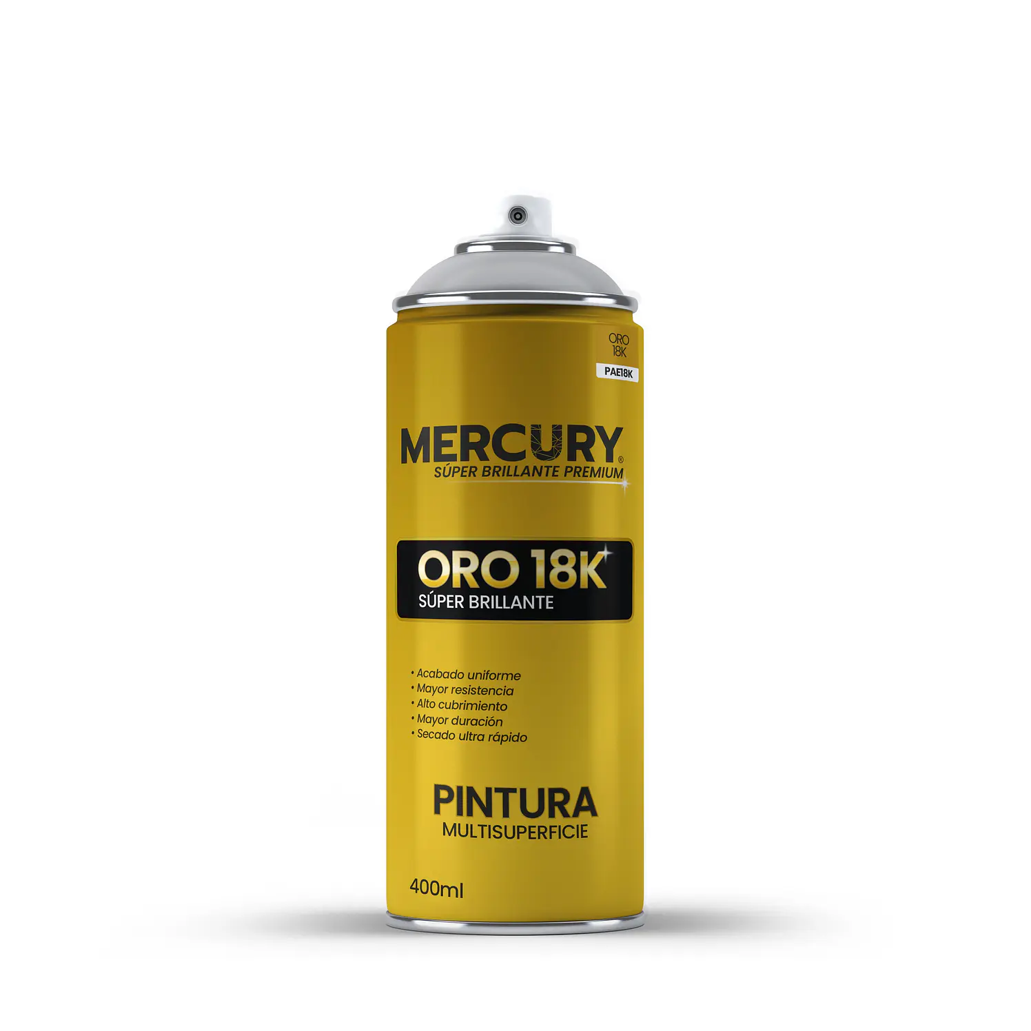 Aerosol Mercury 400 ml Oro 18K