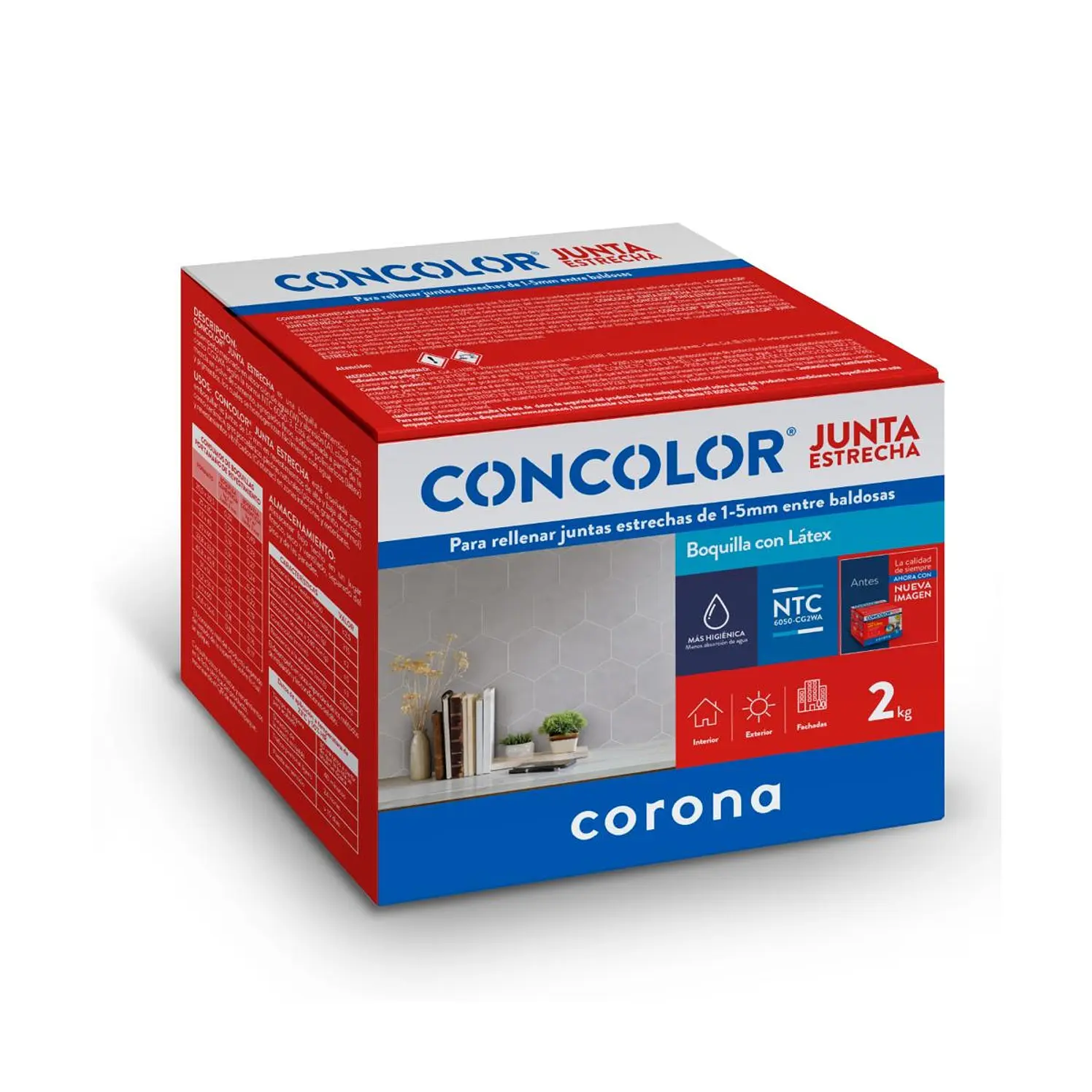Concolor Junta Estrecha Tabaco Claro x 2K