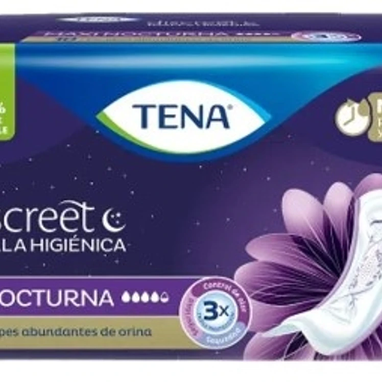 Toallas Higienicas Tena Discreet Maxi Nocturno x 10und 1