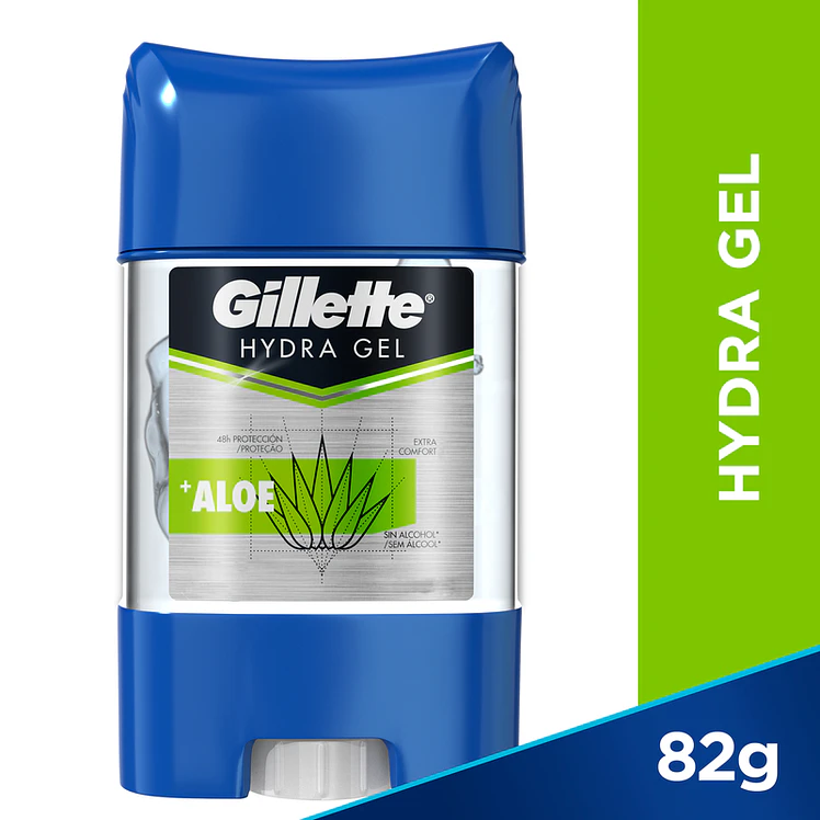 Gillette Hydra Gel Aloe Desodorante 82 g 1