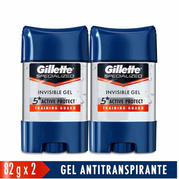 Desodorante Gillette Gel Active Protect 82 g x 2 und