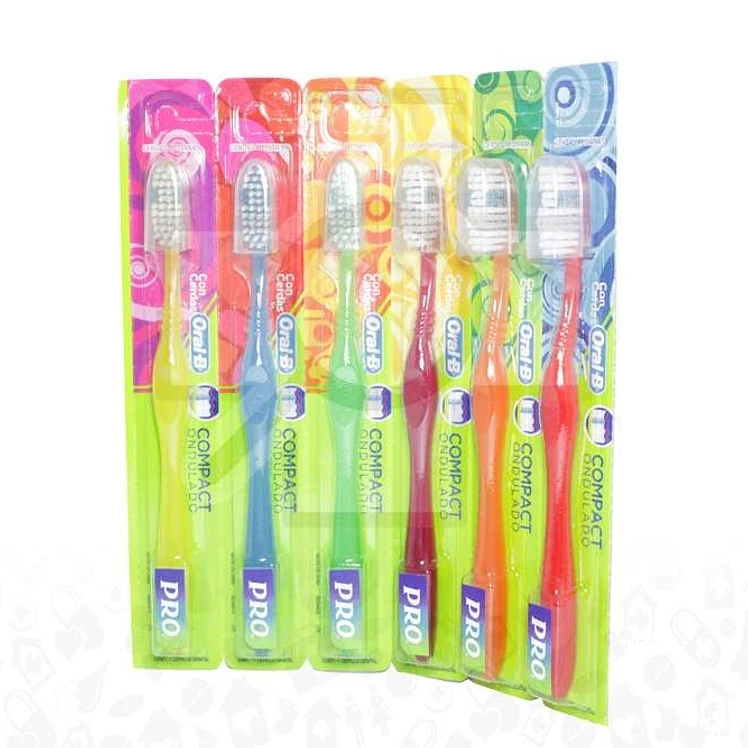 Cepillo Dental Pro Delux 3 pack x 6 Oral b