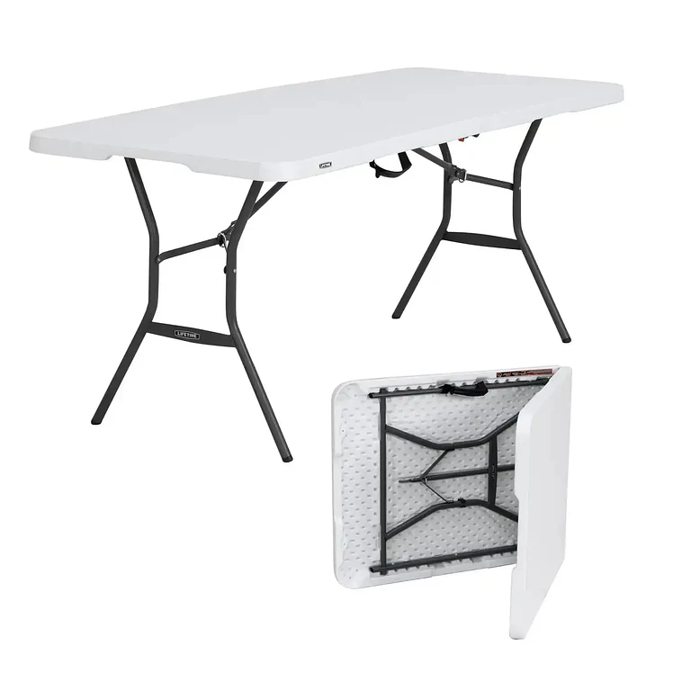 Mesa Plegable Lifetime 6 Puestos 182 Cm