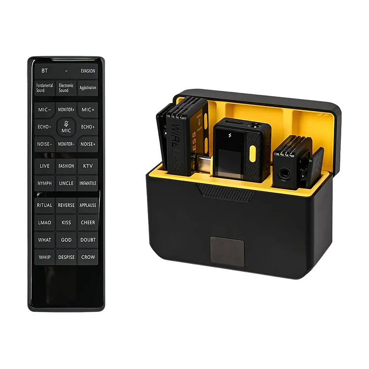 Kit Vta Micrófonos Inalámbricos Recargables Control Remoto