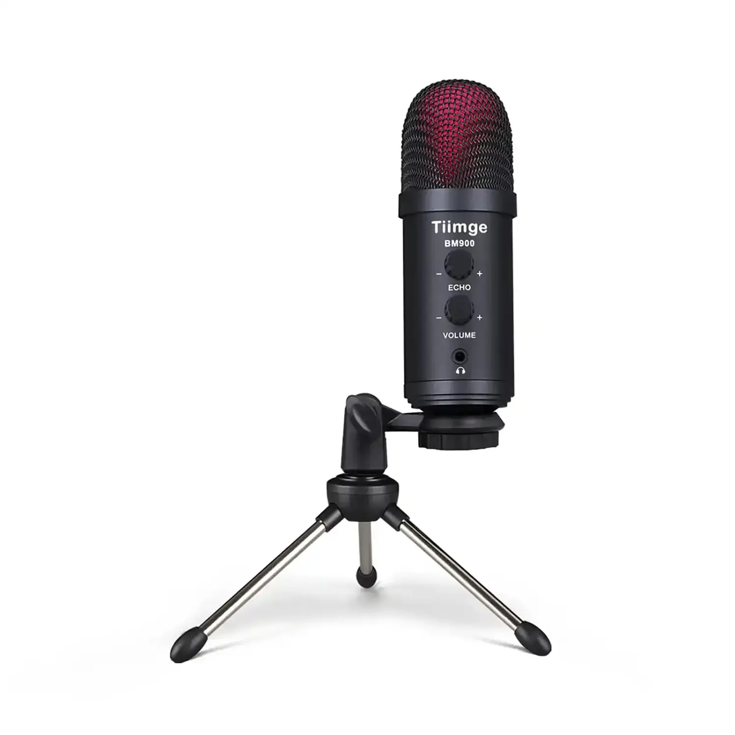 Microfono Hiq Alámbrico USB Negro
