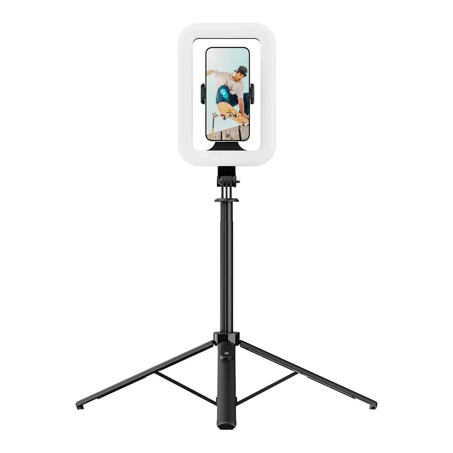 Luz Vta LED Cuadrada Con Tripode Recargable Para Influencer