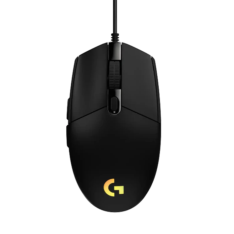 Mouse Logitech G Alámbrico Gaming Lightsync G203 Negro