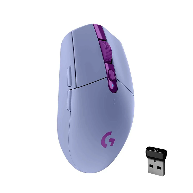 Mouse Logitech G Inalámbrico Gaming G305 Lila