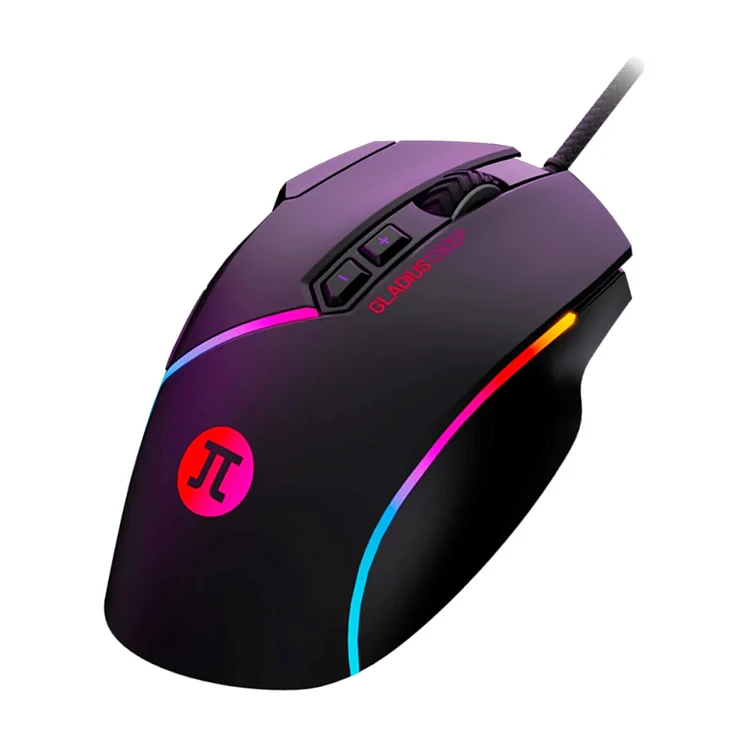 Mouse Primus Alámbrico Ergonómico Gaming Negro
