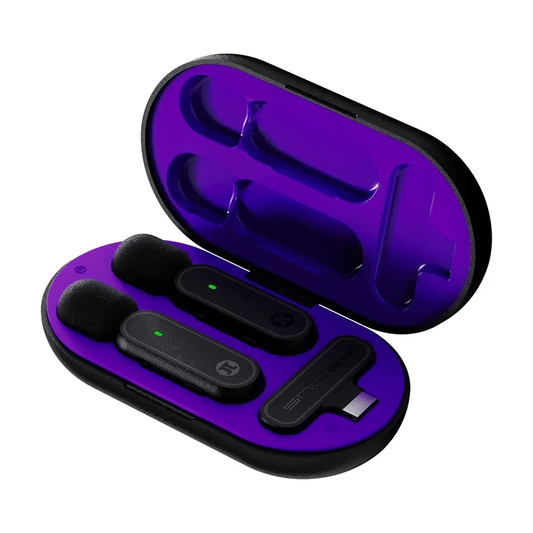 Kit X 2 Micrófono Primus Inalámbrico Negro
