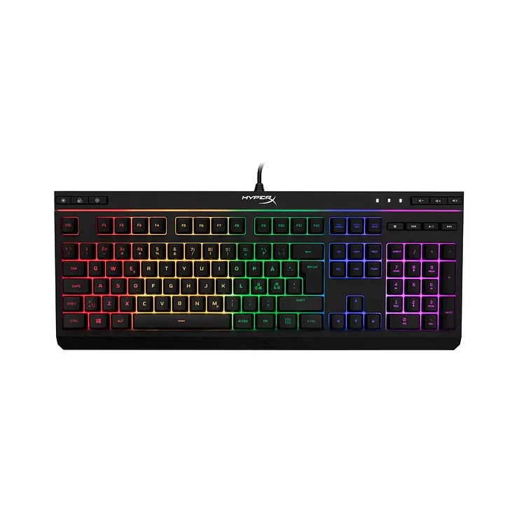 Teclado Hyperx Alámbrico Gaming Alloy Core Rgb Negro