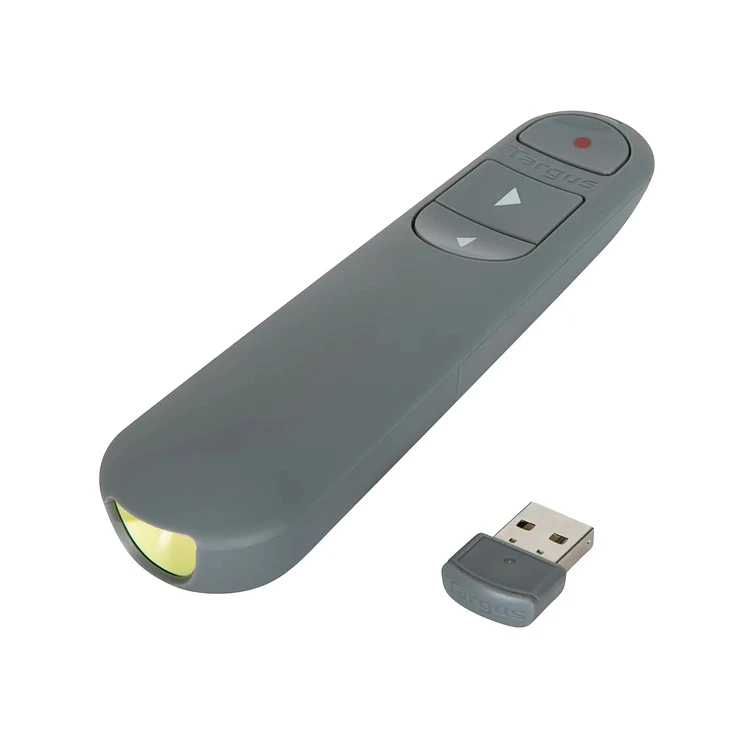 Presentador Targus USB Láser Antimicrobiano Negro
