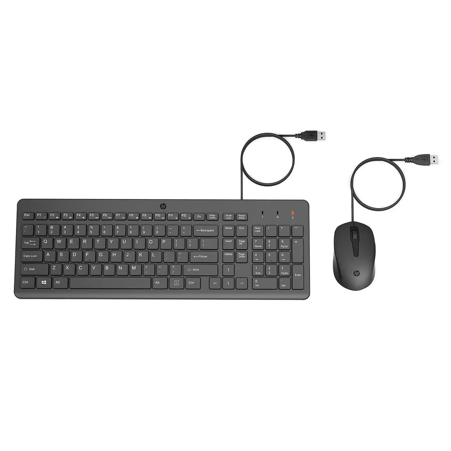 Combo HP Alámbrico Teclado Más Mouse 150 Negro