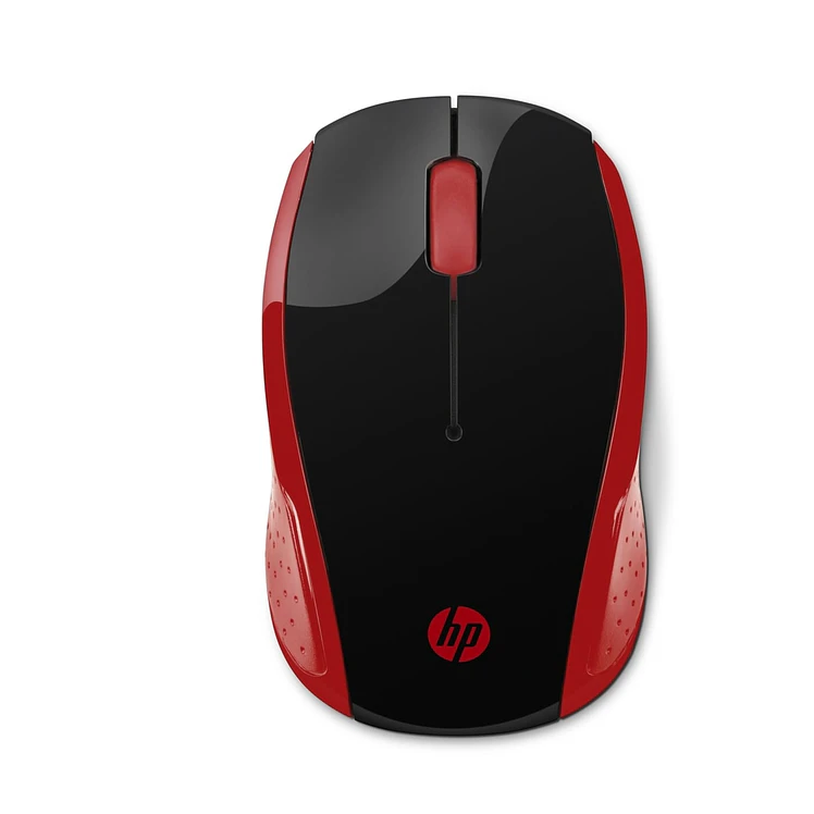 Mouse HP Inalámbrico 200 Rojo