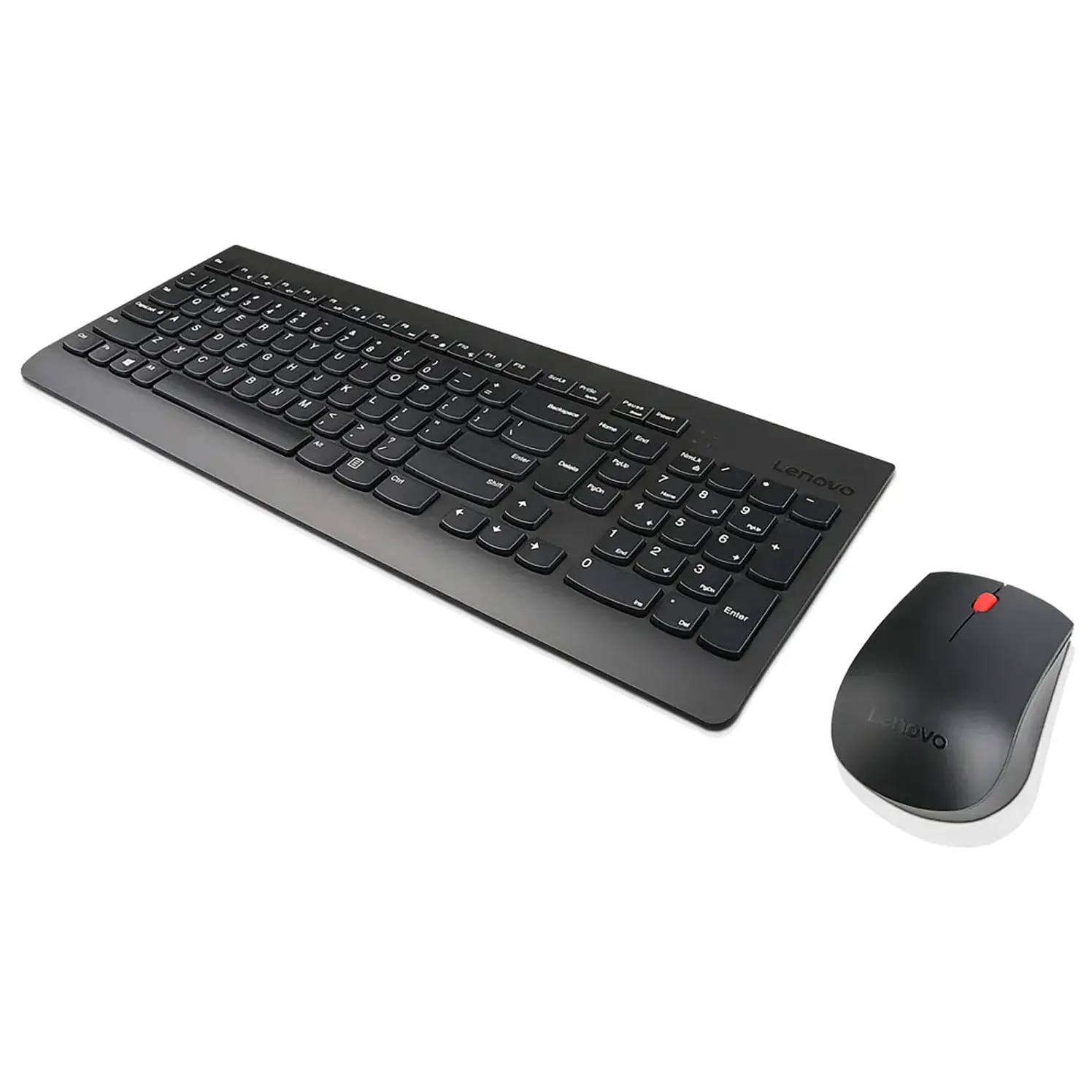 Combo Lenovo Teclado Y Mouse Inalámbrico Rgb 510 Negro
