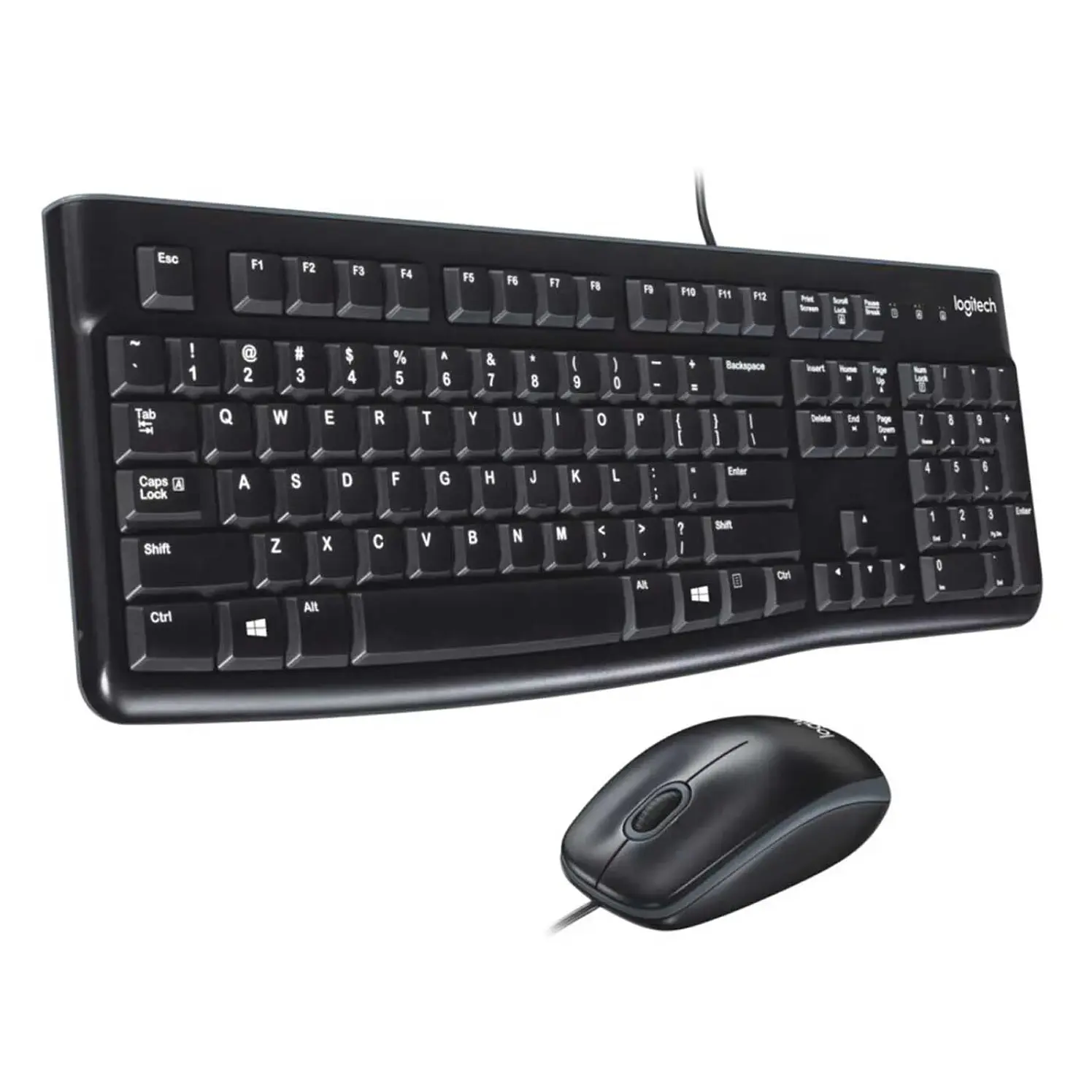 Combo Logitech Alámbrico USB Teclado Más Mouse Mk120
