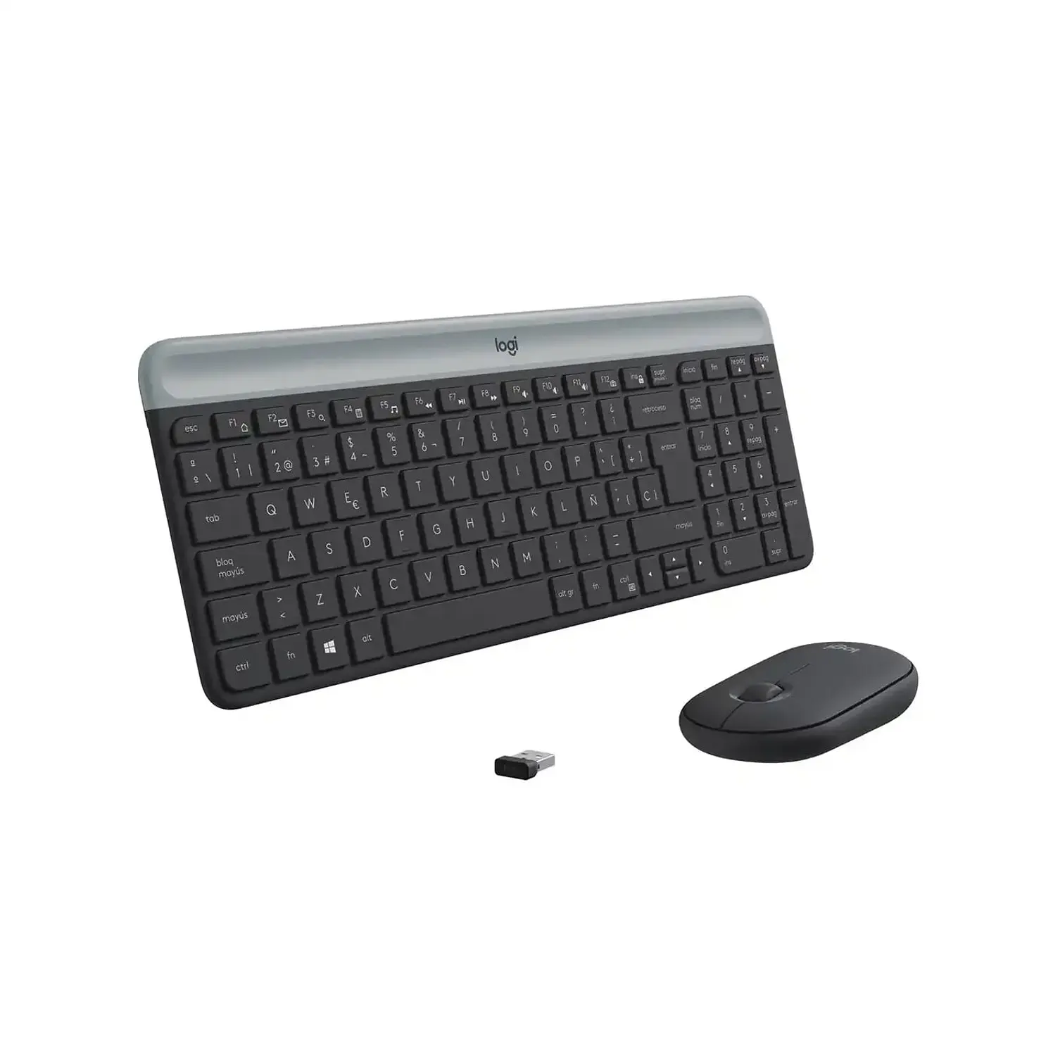Combo Logitech Inalámbrico Teclado Más Mouse Mk470