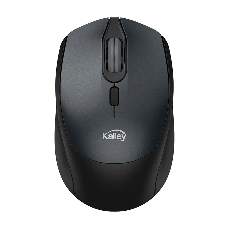 Mouse Kalley Inalámbrico Óptico Ergonómico USB Negro