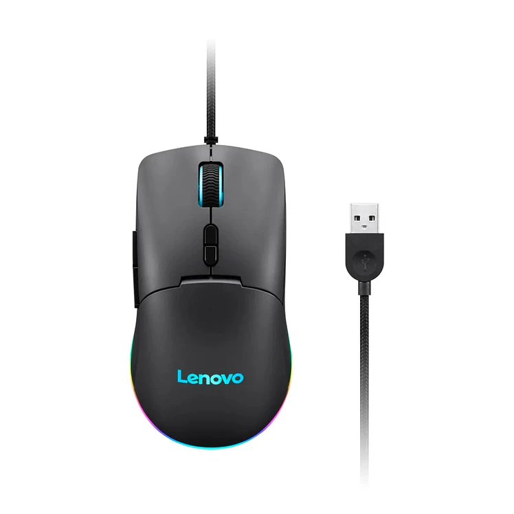 Mouse Lenovo Alámbrico Gaming M210 Negro