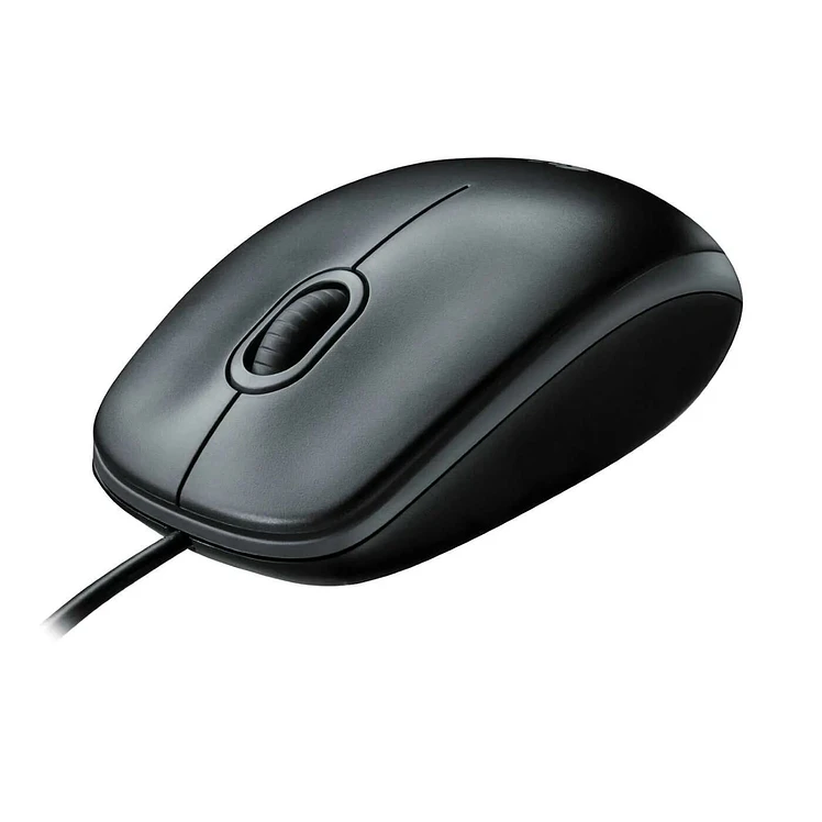Mouse Logitech Alámbrico Óptico M100 Gris