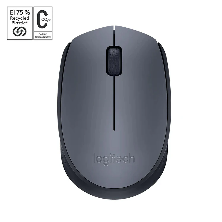 Mouse Logitech Inalámbrico Óptico M170 Negro