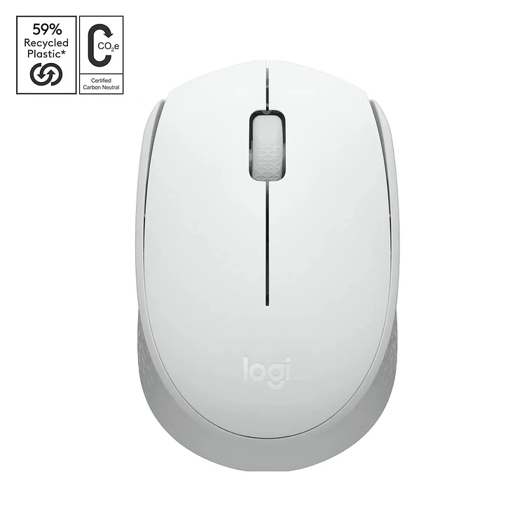 Mouse Logitech Inalámbrico Óptico M170 Blanco