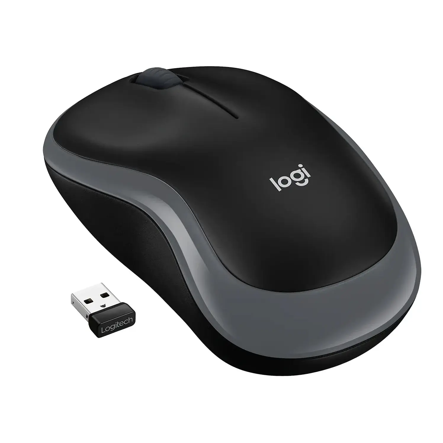 Mouse Logitech Inalámbrico Óptico M185 Negro