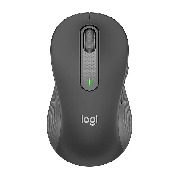 Mouse Logitech USB Ergonómico Grande M650 Zurdos Gris