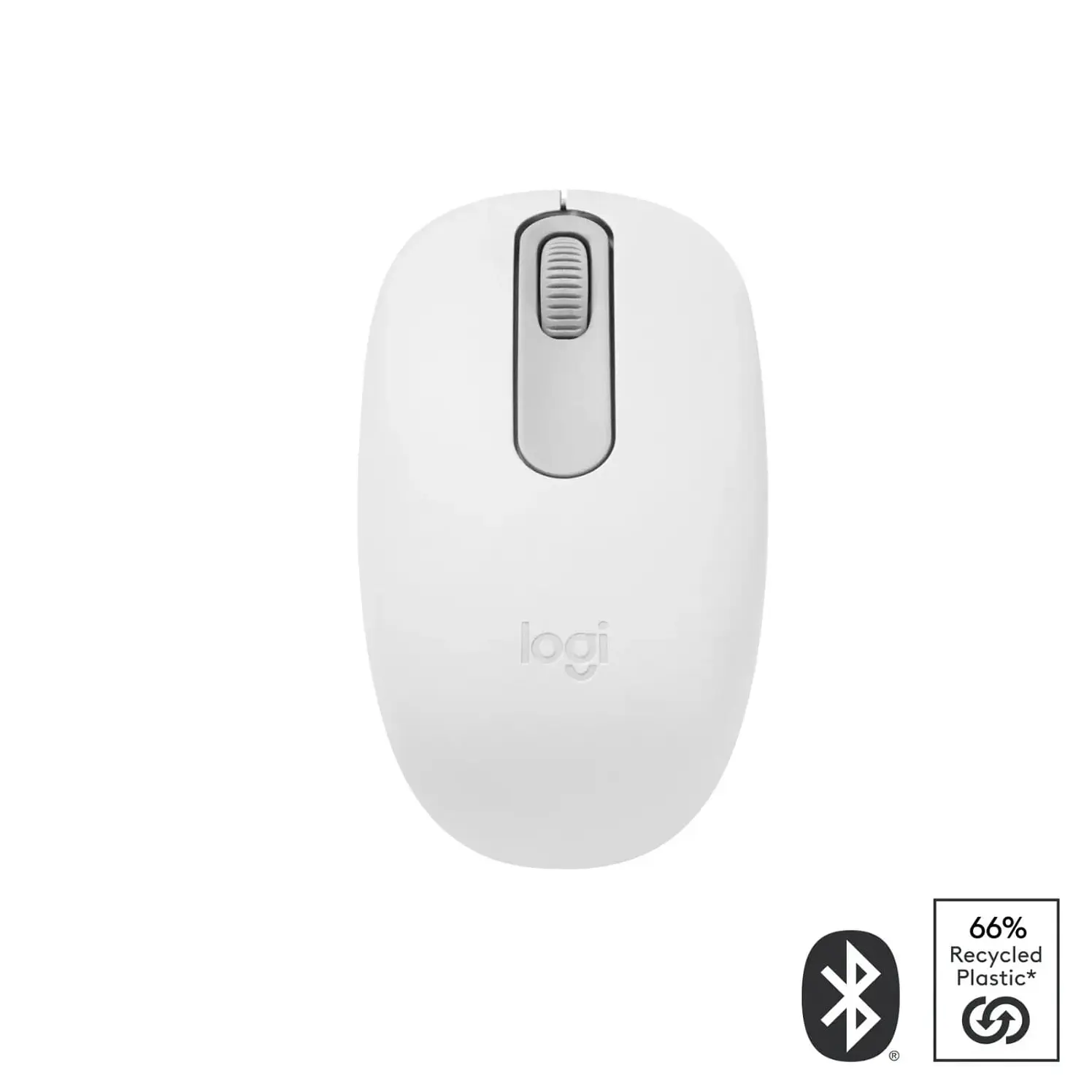 Mouse Logitech Óptico Inalámbrico M196 Blanco