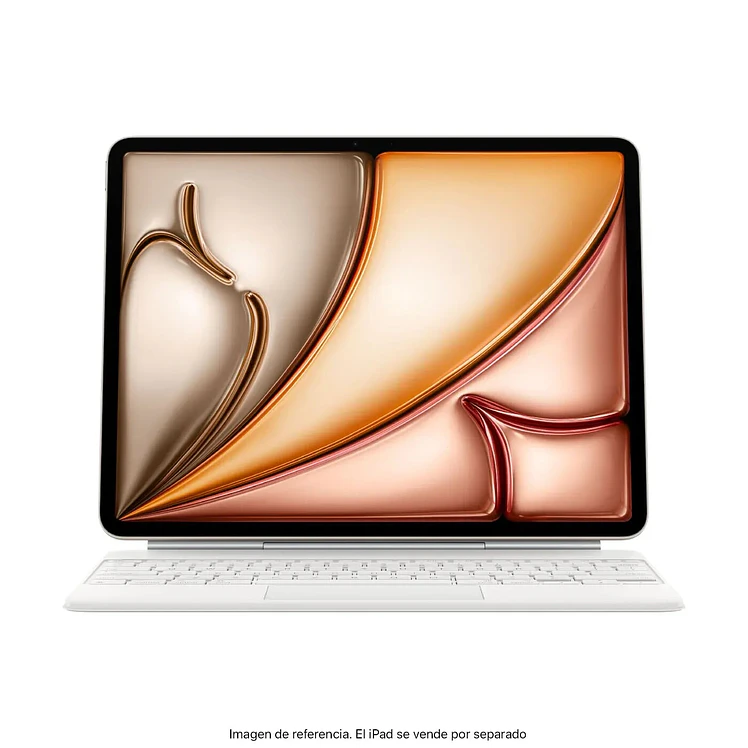 Magic Keyboard Para El Ipad Air 13 Pulg Chip M2 M3 M4 Blanco