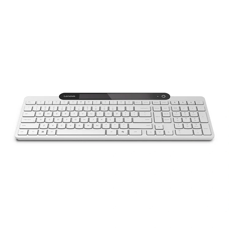 Teclado Lenovo Ergonómico 800 Blanco Carga Automática