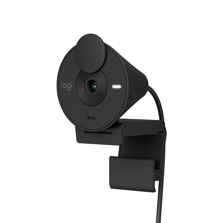 Camara Logitech Web FHD Brio 300 Negra