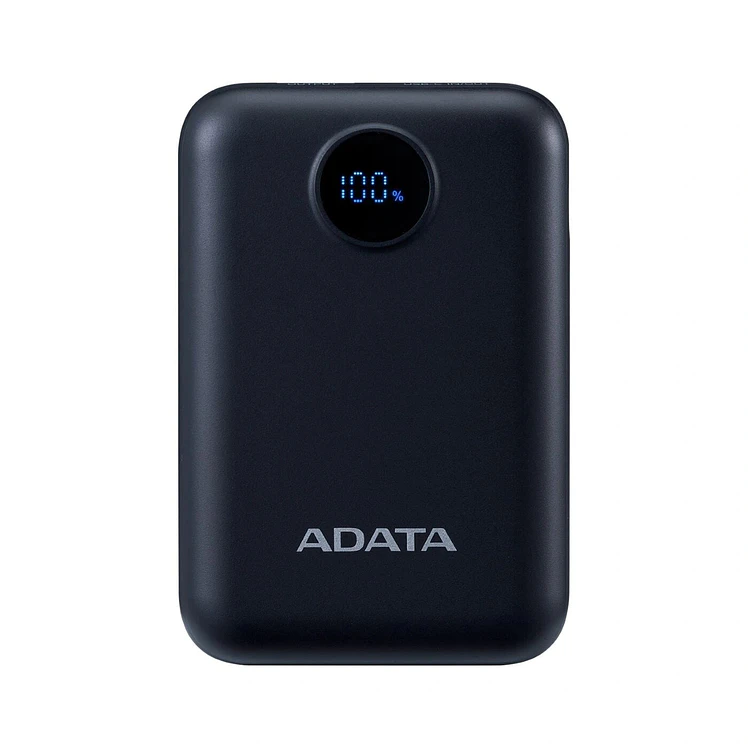 Batería Recargable Adata 10000 Mah Display C100 Negro